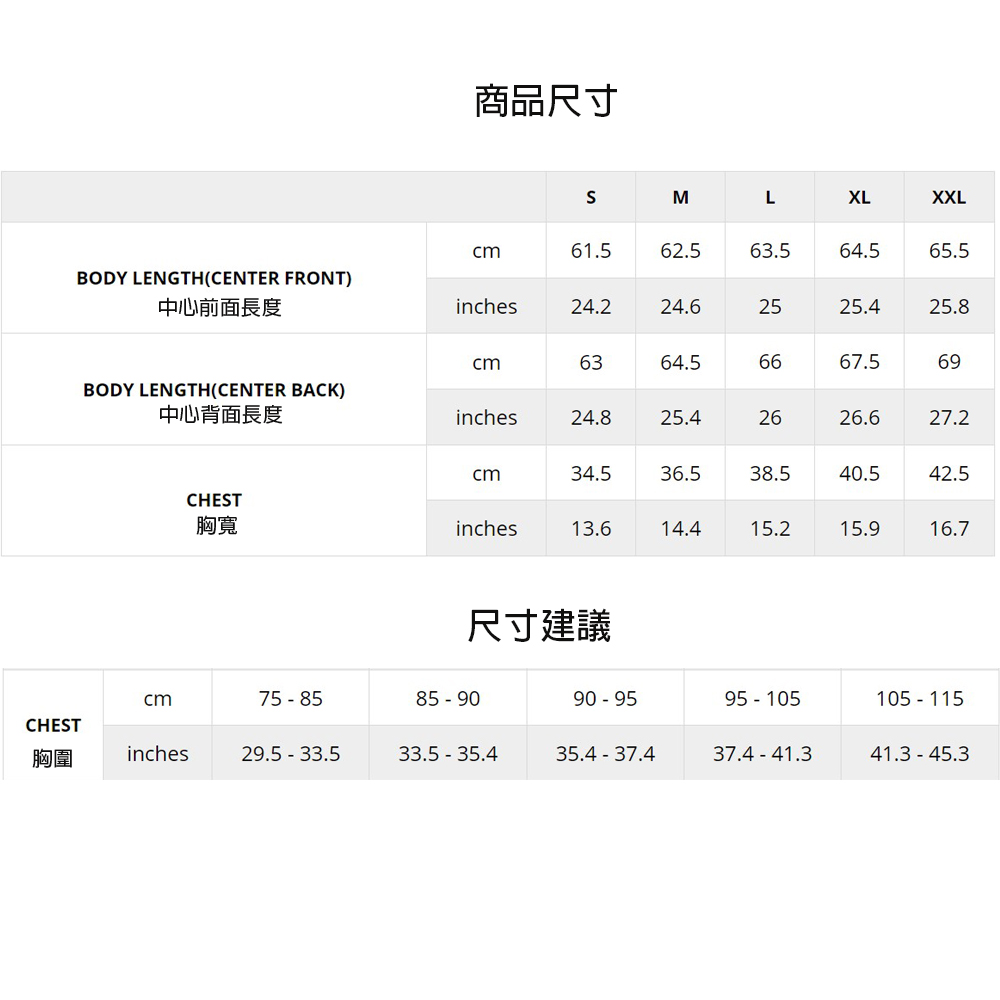sizechart